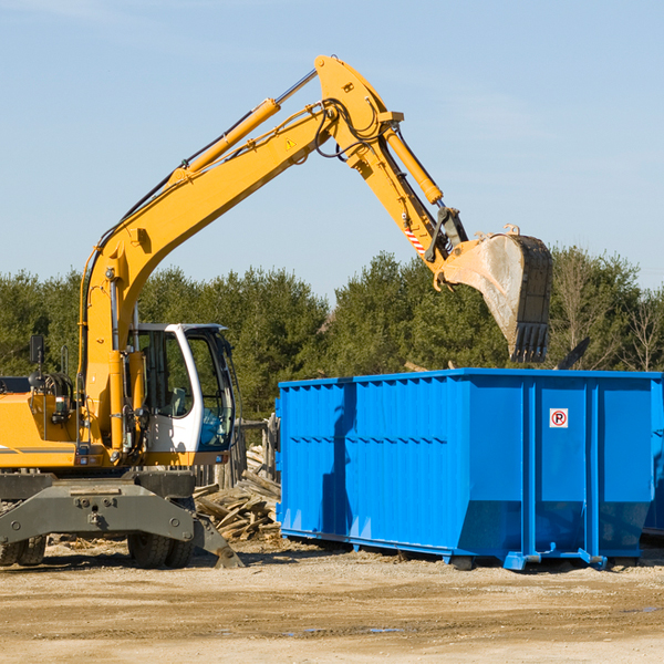 what happens if the residential dumpster is damaged or stolen during rental in Woodlake VA